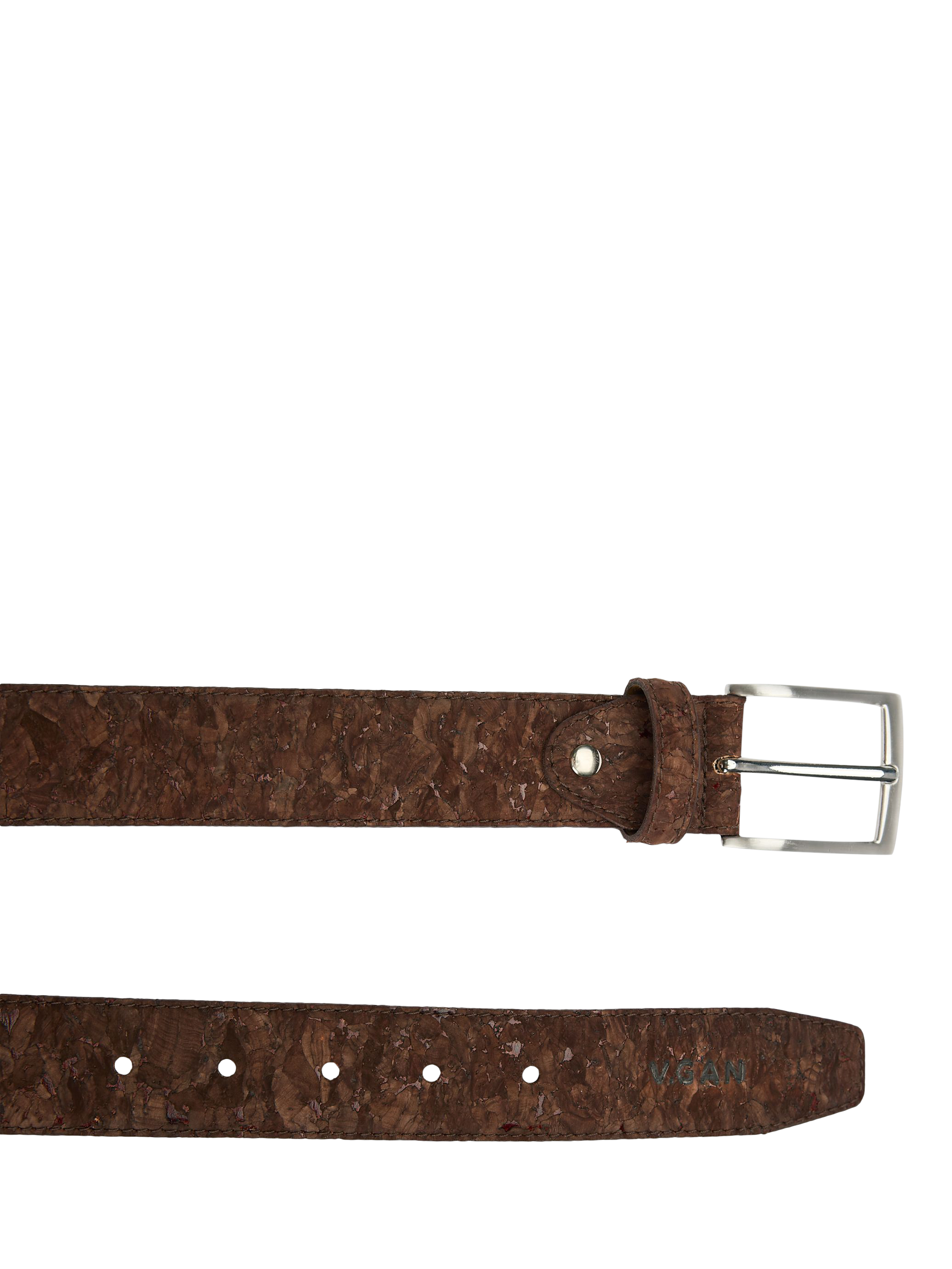 Product image 2 of 2, which shows V.GAN Textured Cork Belt, Brown, M