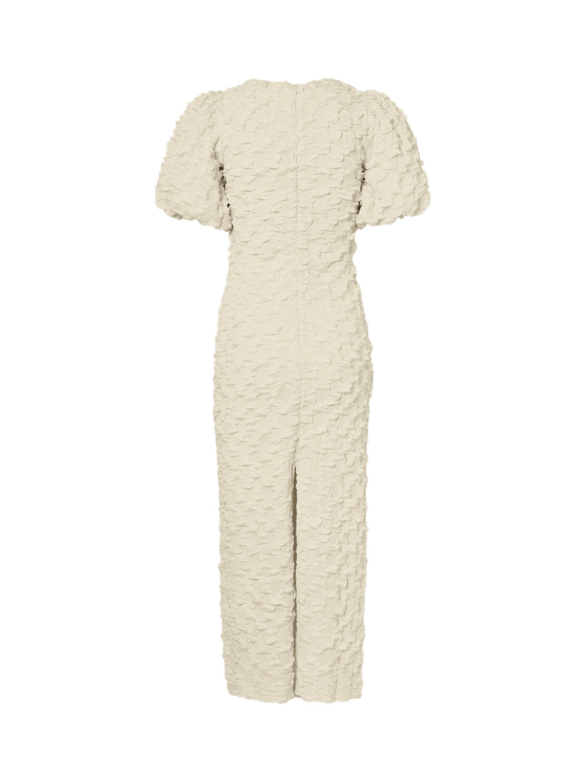 Product image 6 of 6, which shows YAS Miamaja Textured Wedding Dress, White, 6