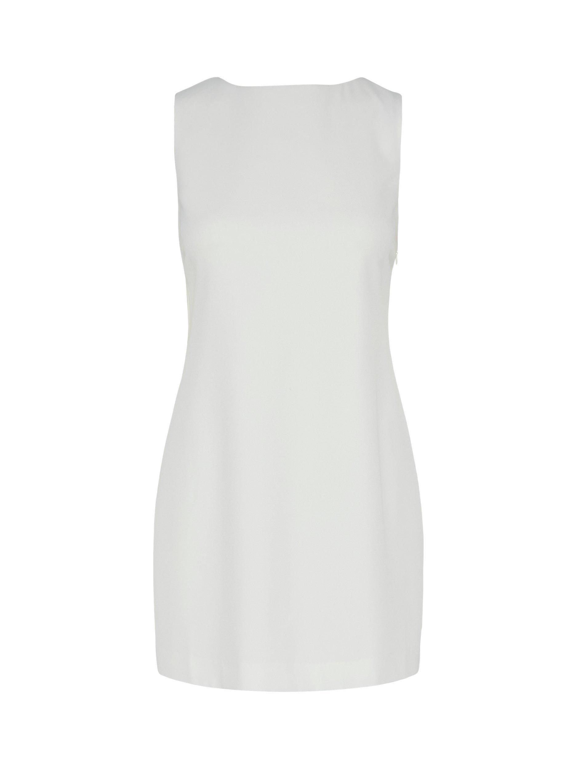 Product image 6 of 7, which shows YAS Sally Bow Back Wedding Dress, White, 6