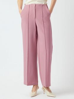 YAS Reema High Rise Tailored Straight Trousers - view 2, Pink