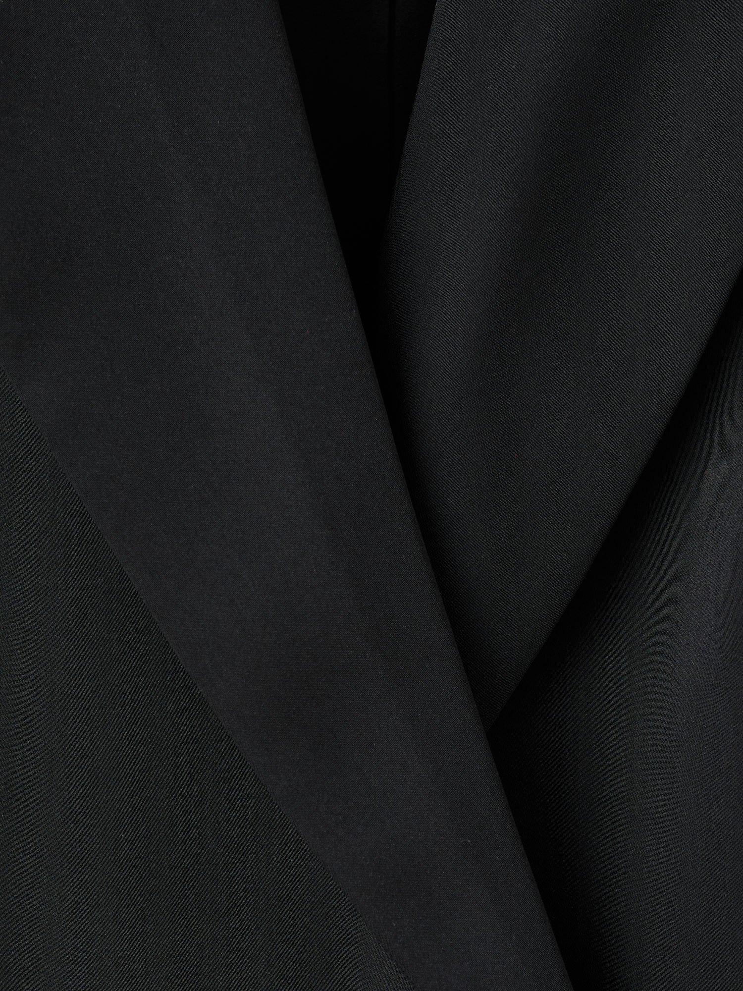 Product image 8 of 8, which shows Mango Loidi Long Sleeve V Neck Mini Dress, Black, 10