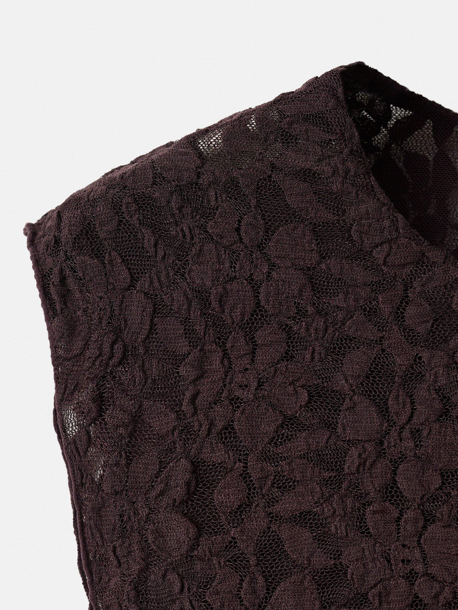 Product image 7 of 7, which shows Mango Kelly Maxi Mermaid Dress , Brown, 10