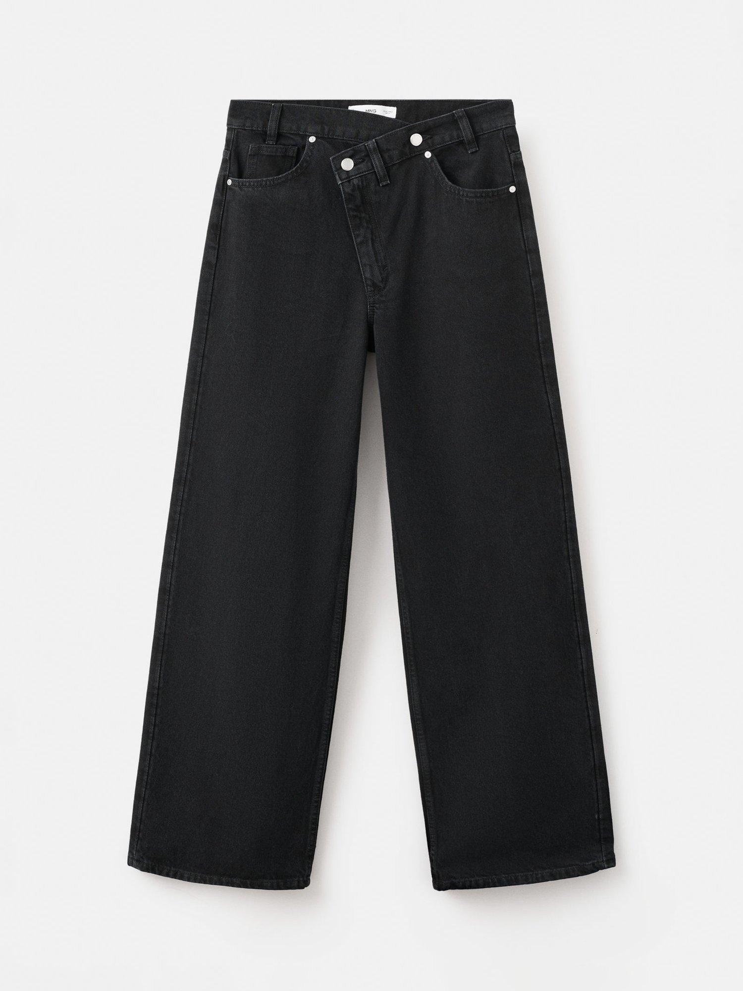 Product image 1 of 3, which shows Mango Malene Mid Rise Cotton Denim Jeans , Open Grey, 6