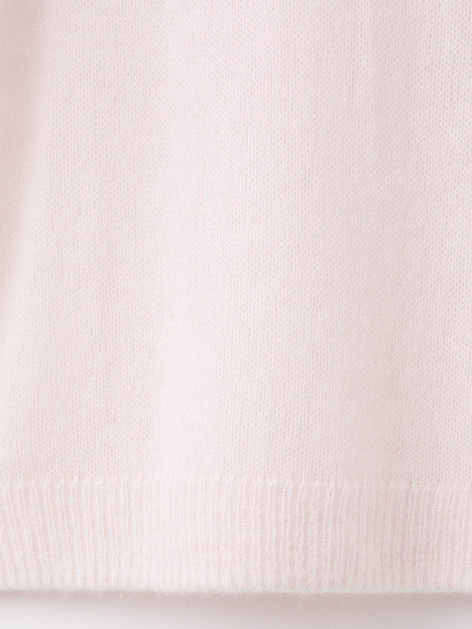 Product image 5 of 6, which shows Mango Wool Blend Sweater, Pastel Pink, S