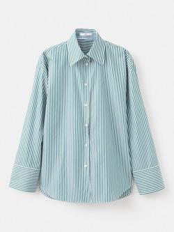Mango Rialta Stripe Shirt, Green, Green