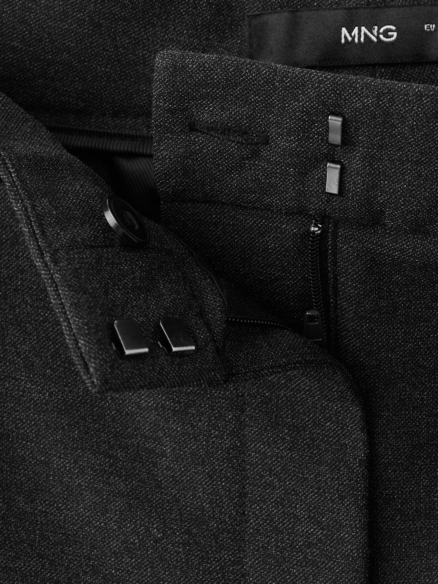 Product image 5 of 7, which shows Mango Carlota Wide Leg Trousers, Grey, 10