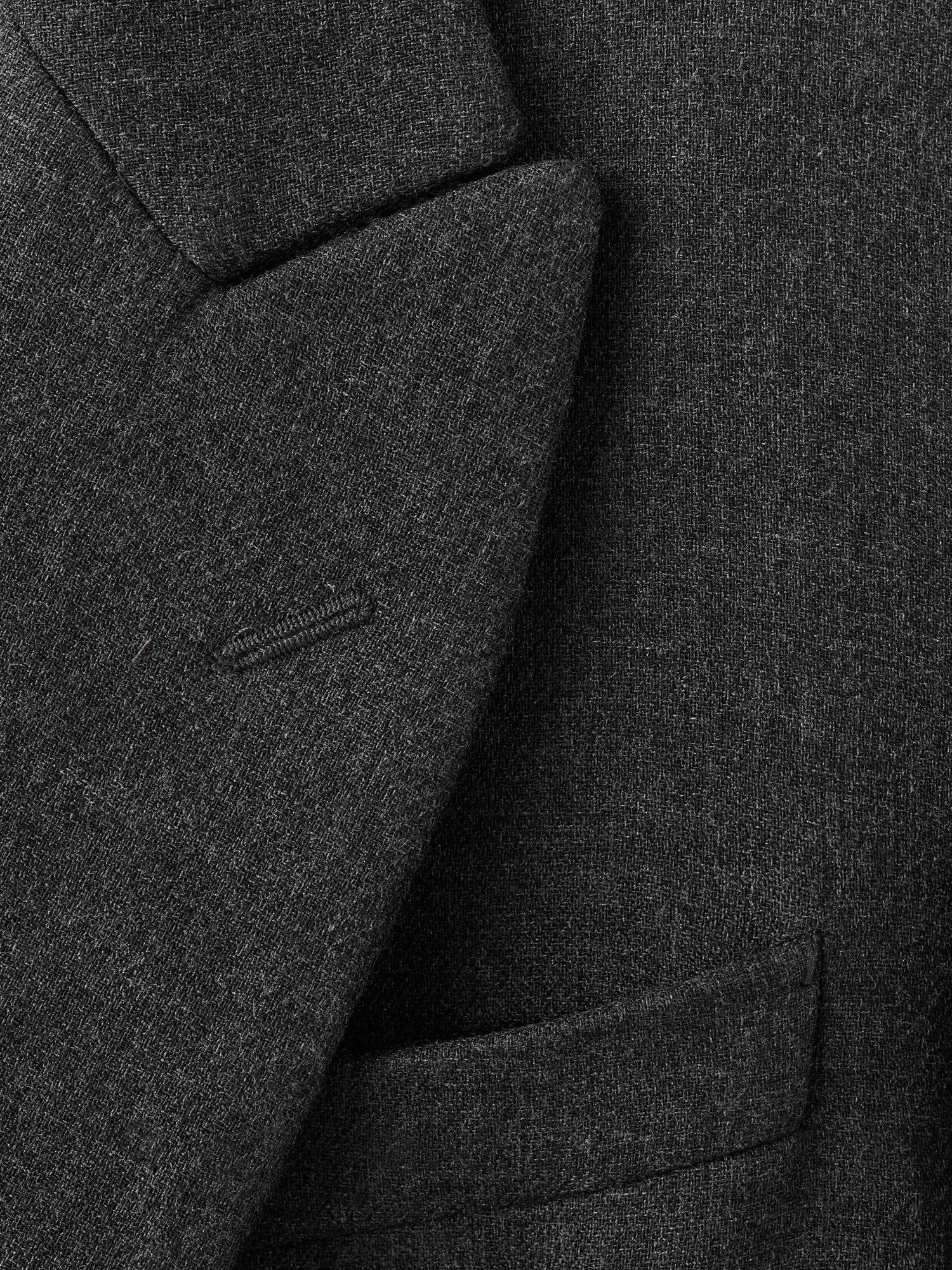 Product image 6 of 6, which shows Mango Santana Wrap Long Coat, Grey, L