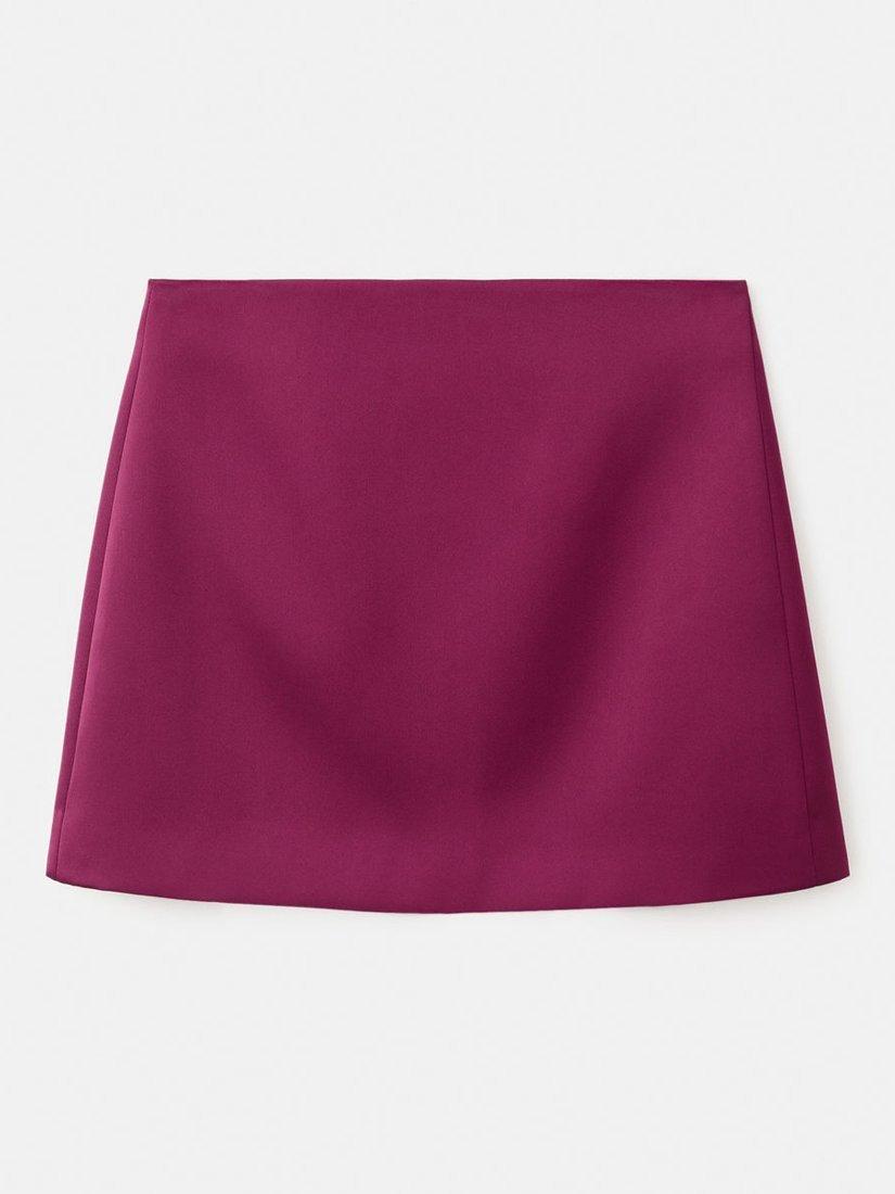 Product image 1 of 7, which shows Mango Jackieo Mini Skirt, Grapefruit, 12