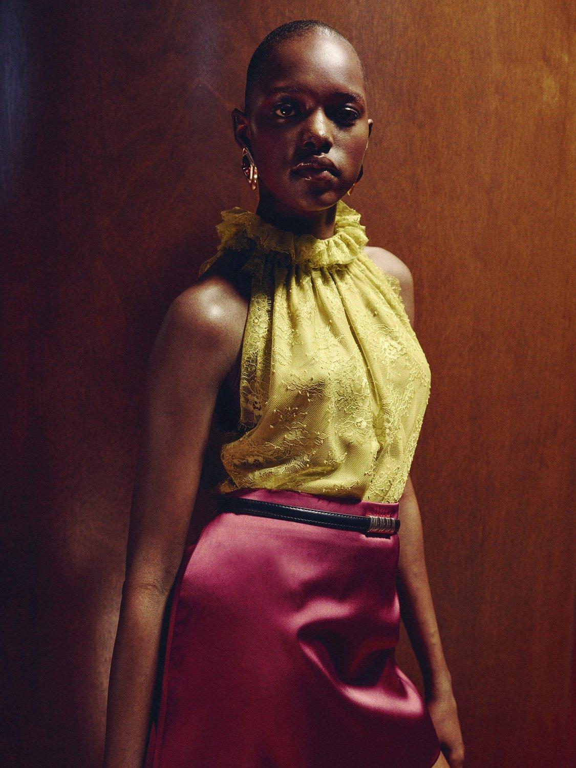 Product image 3 of 7, which shows Mango Jackieo Mini Skirt, Grapefruit, 12