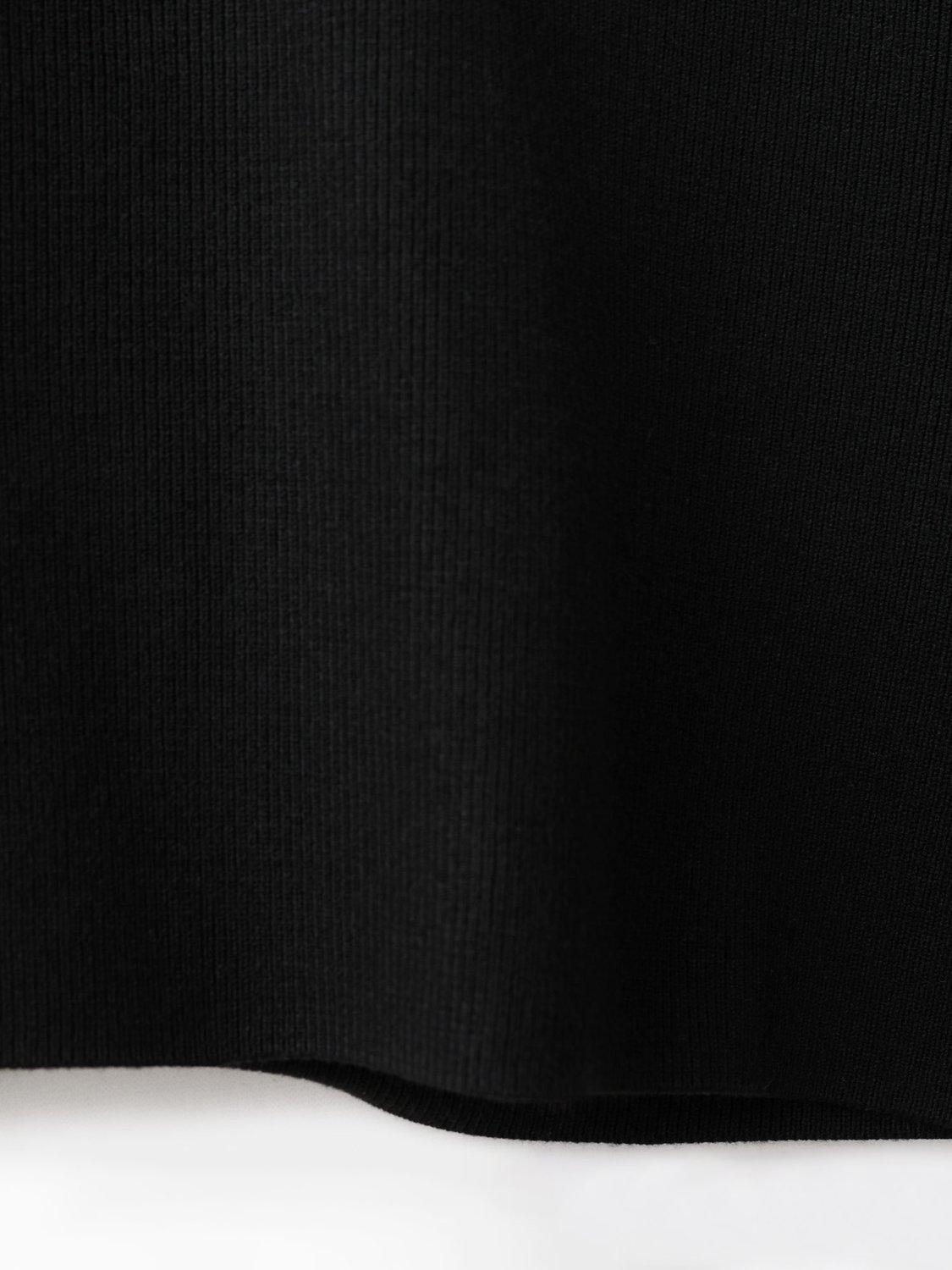 Product image 5 of 8, which shows Mango Halterneck Glitter Top, Black, L