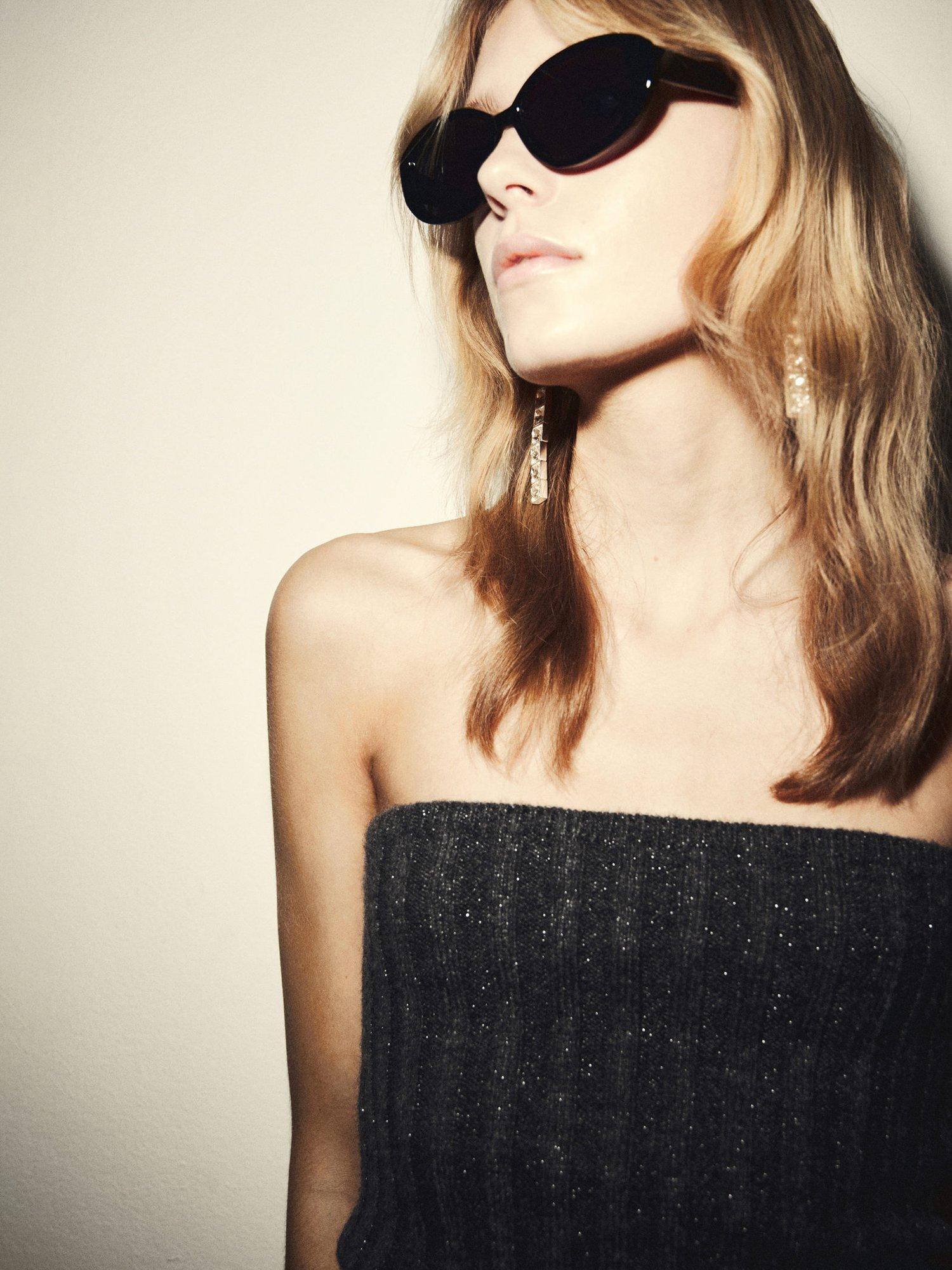 Product image 6 of 7, which shows Mango Matri Sleeveless Tank Top, Grey, L