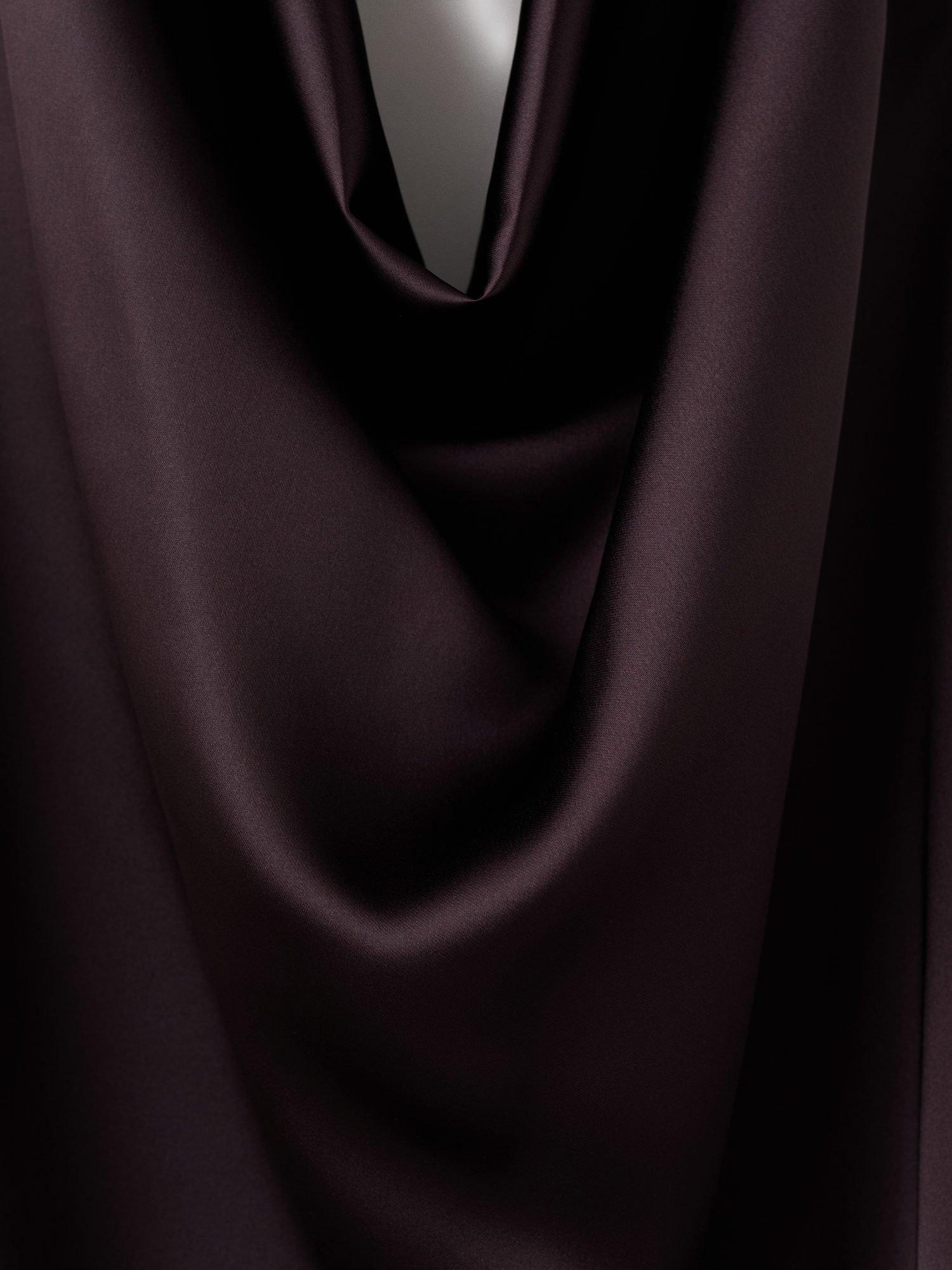 Product image 8 of 8, which shows Mango Newmia Sleeveless Halterneck Jersey Top, Dark Purple, XXS