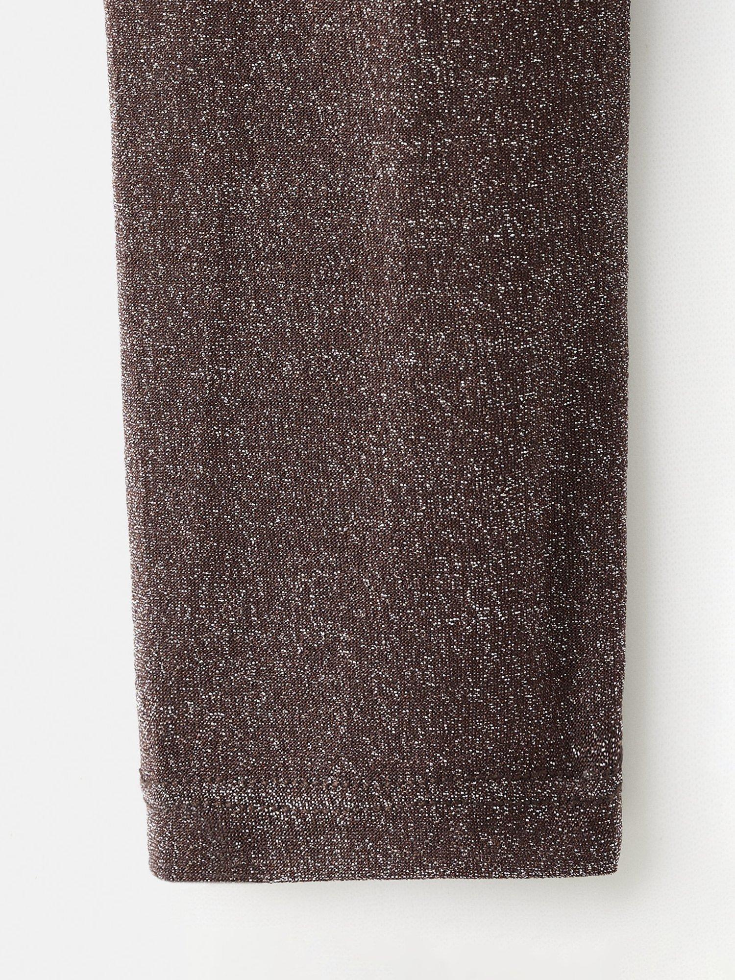 Product image 9 of 9, which shows Mango Lali Boat Neck Sparkle Top, Dark Purple, M