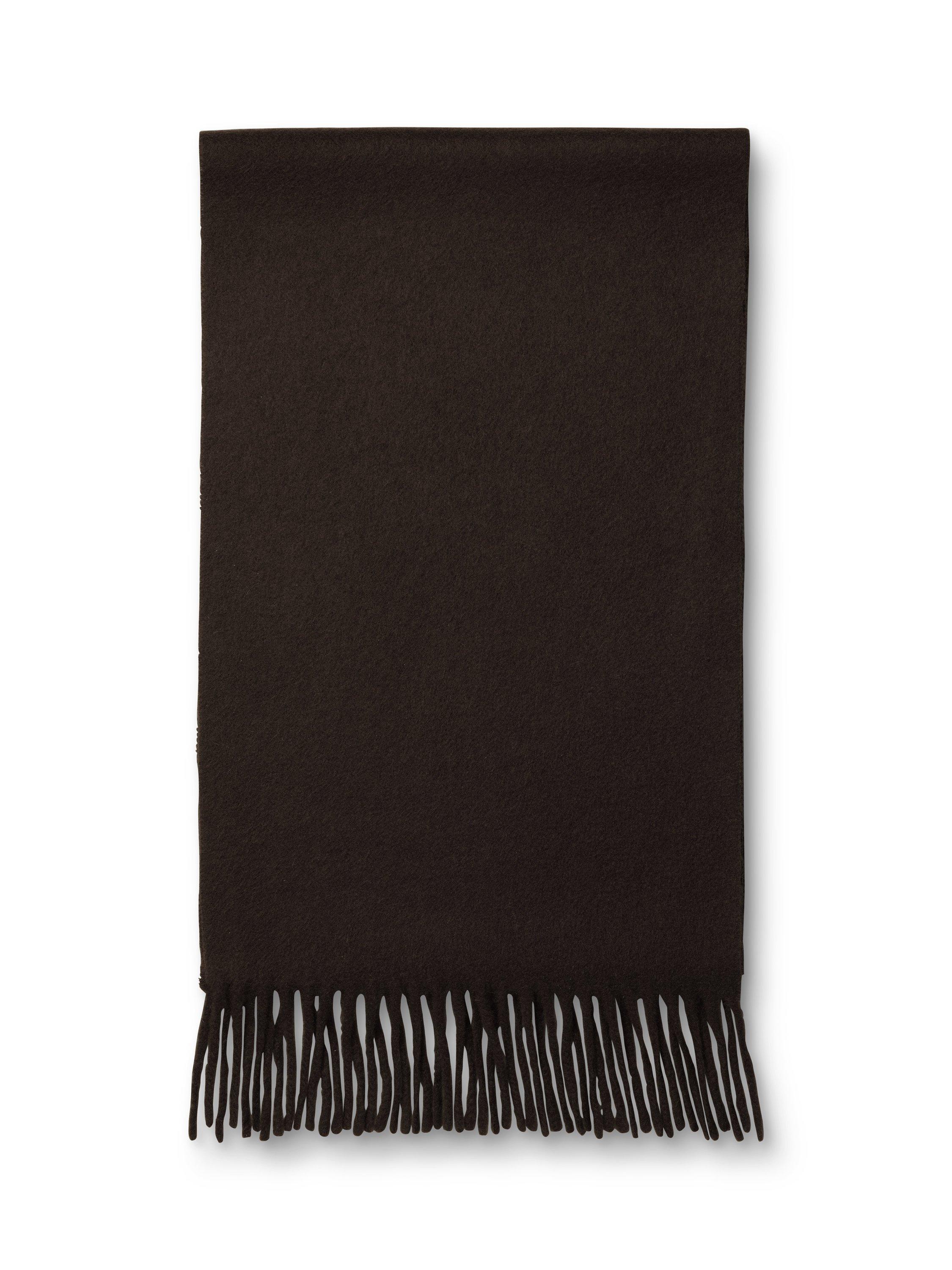 Product image 1 of 3, which shows Charles Tyrwhitt Cashmere Scarf, Chocolate, One Size