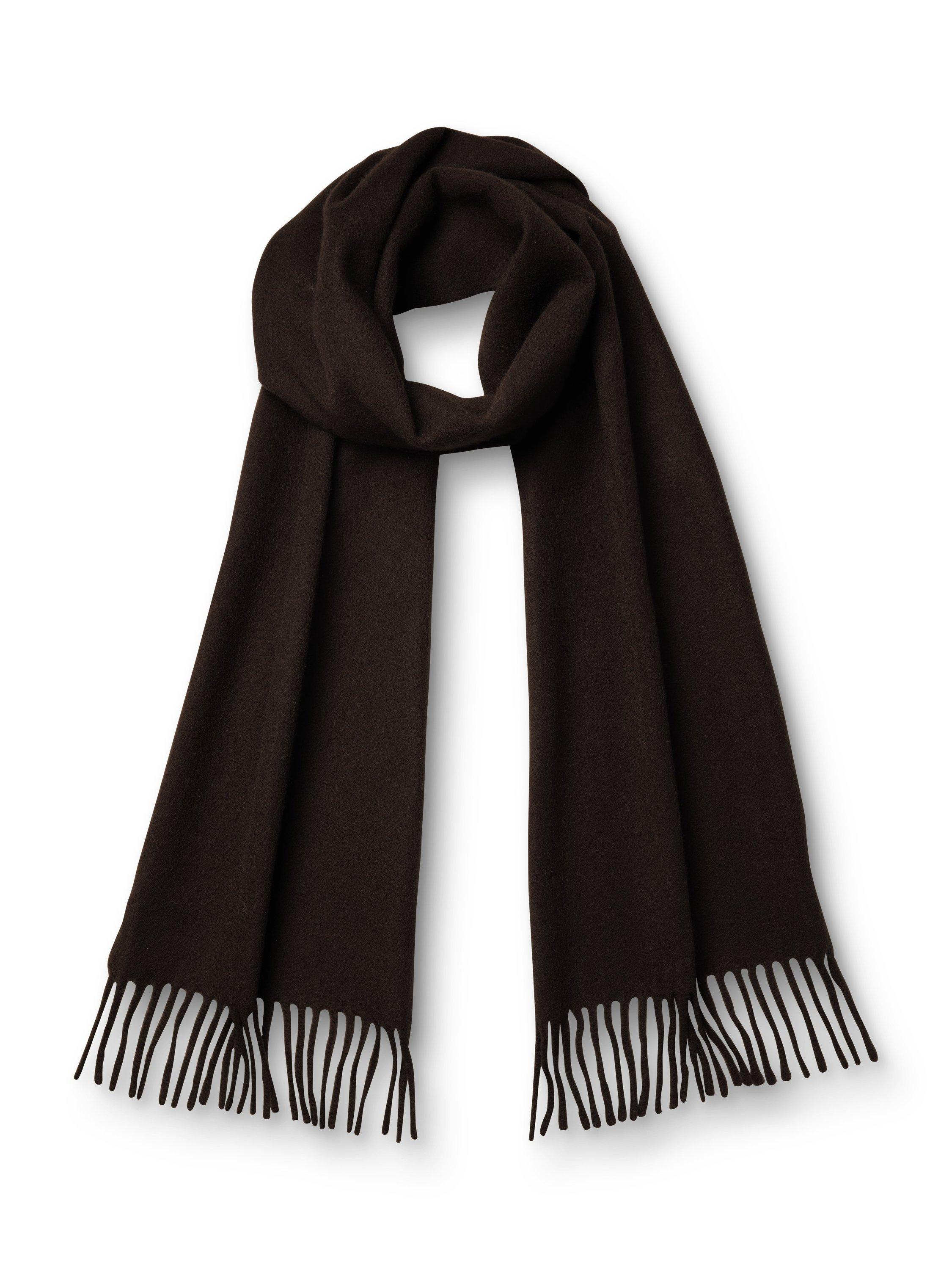 Product image 3 of 3, which shows Charles Tyrwhitt Cashmere Scarf, Chocolate, One Size