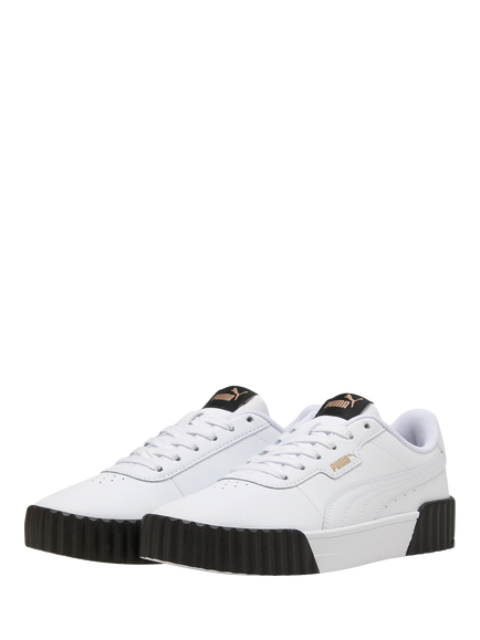 PUMA Carina 3.0 Leather Trainers - view 2, White-black