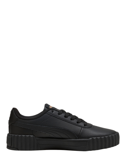 PUMA Carina 3.0 Leather Trainers, Puma Black