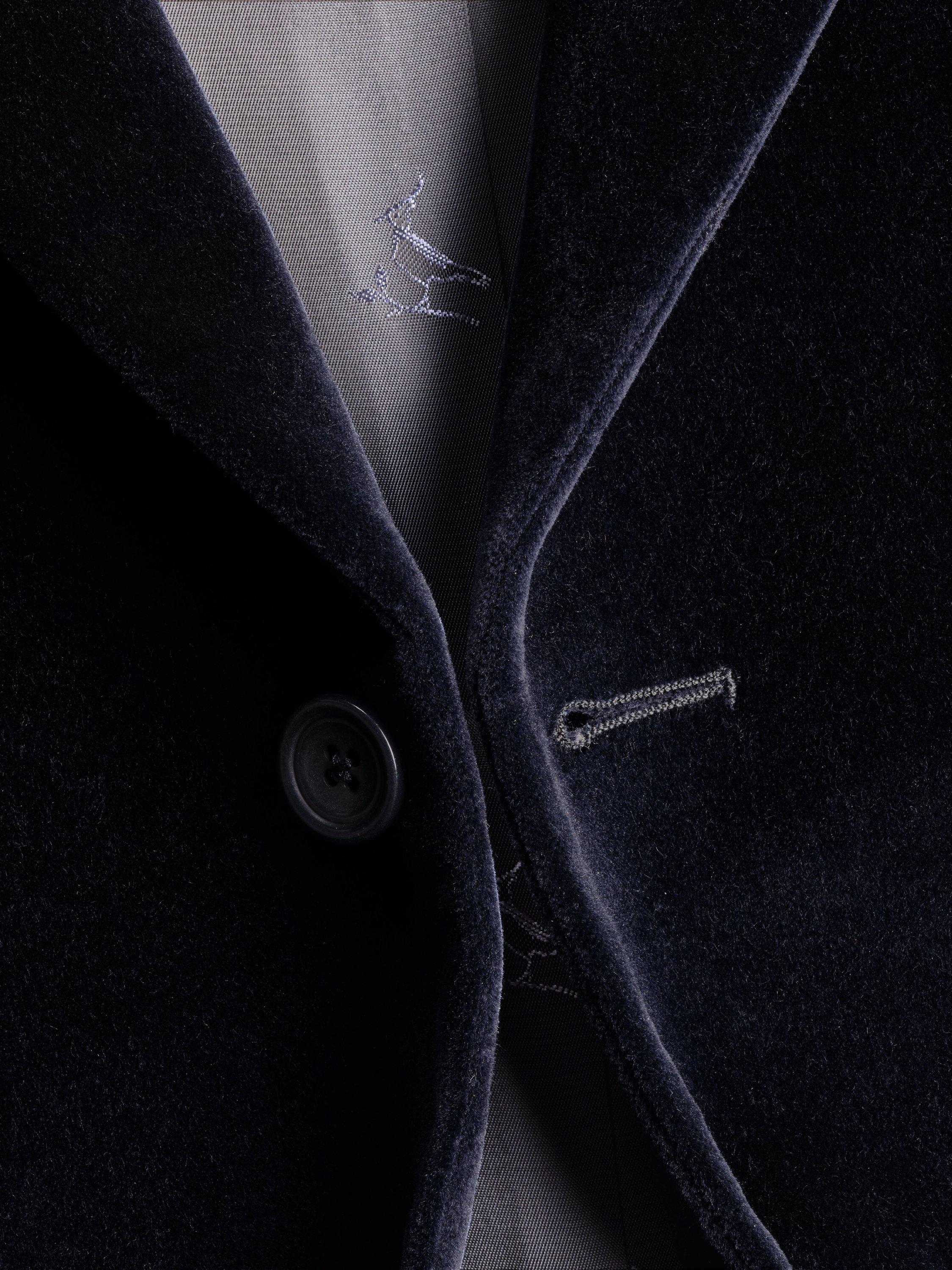 Product image 5 of 5, which shows Charles Tyrwhitt Single Breasted Cotton Blazer, Navy, 36R