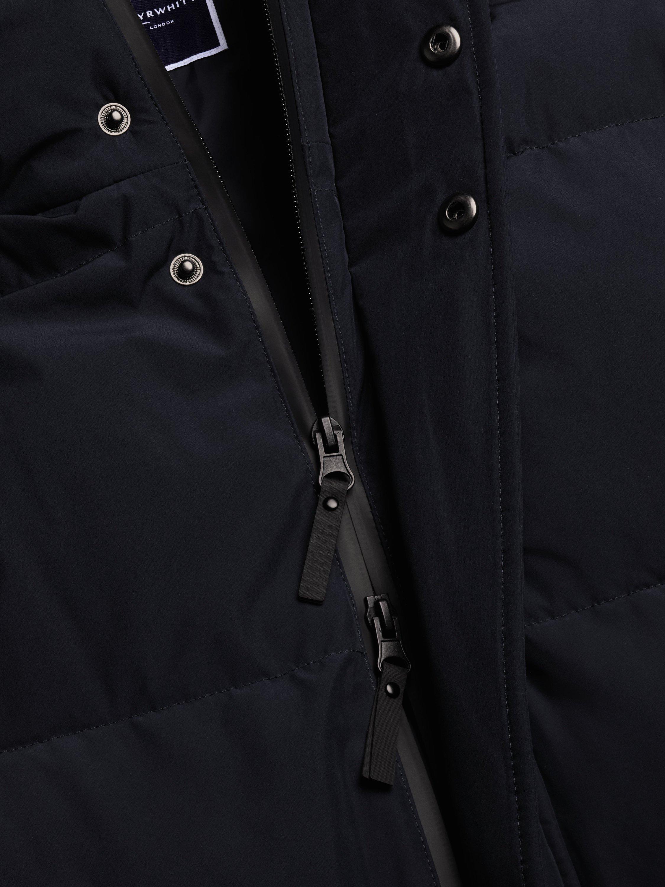 Product image 5 of 5, which shows Charles Tyrwhitt Padded Water-Repellent Jacket, Navy, L