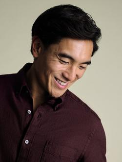 Charles Tyrwhitt Cotton Long Sleeve Collar Shirt - view 2, Burgundy Red