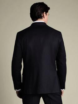 Charles Tyrwhitt Wool Rich Single Breasted Suit Jacket - view 2, Navy