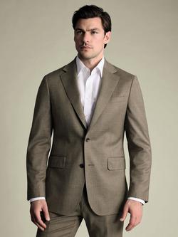 Charles Tyrwhitt Wool Rich Single Breasted Suit Jacket, Navy, Taupe