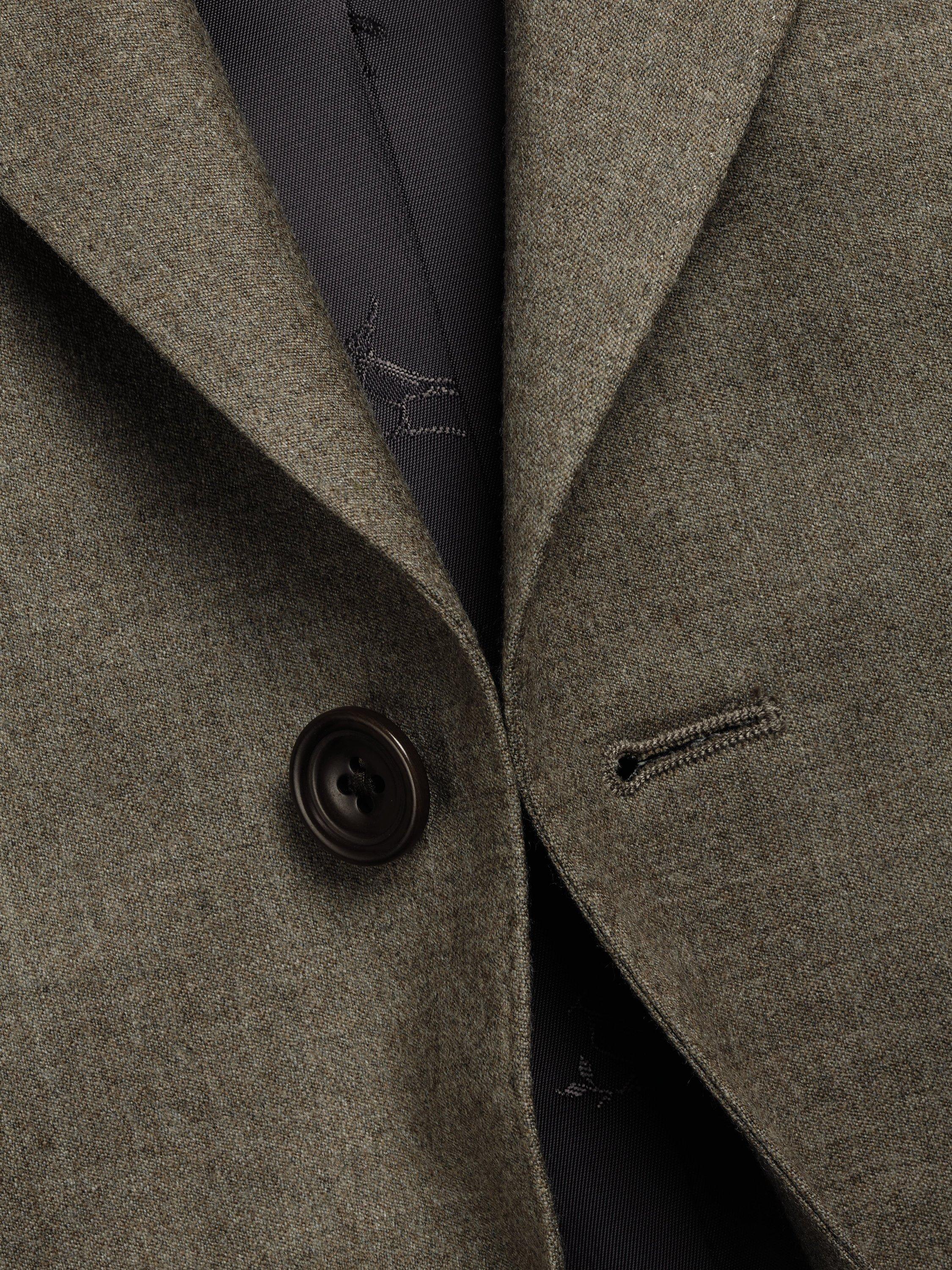Product image 5 of 5, which shows Charles Tyrwhitt Wool Rich Single Breasted Suit Jacket, Taupe, 36S