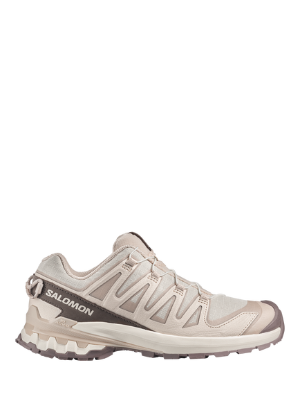 Salomon Women's XA Pro 3D v9 Lifelong Trail Shoe, Tapioca/Iron, Tapioca/Iron