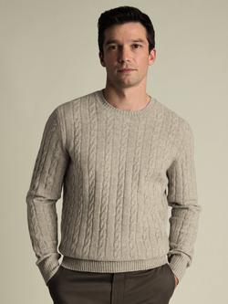 Charles Tyrwhitt Wool Crew Neck Jumper, Oatmeal