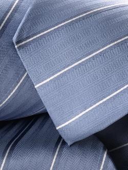 Charles Tyrwhitt Striped Silk Tie, Sky Blue - view 2, Sky Blue