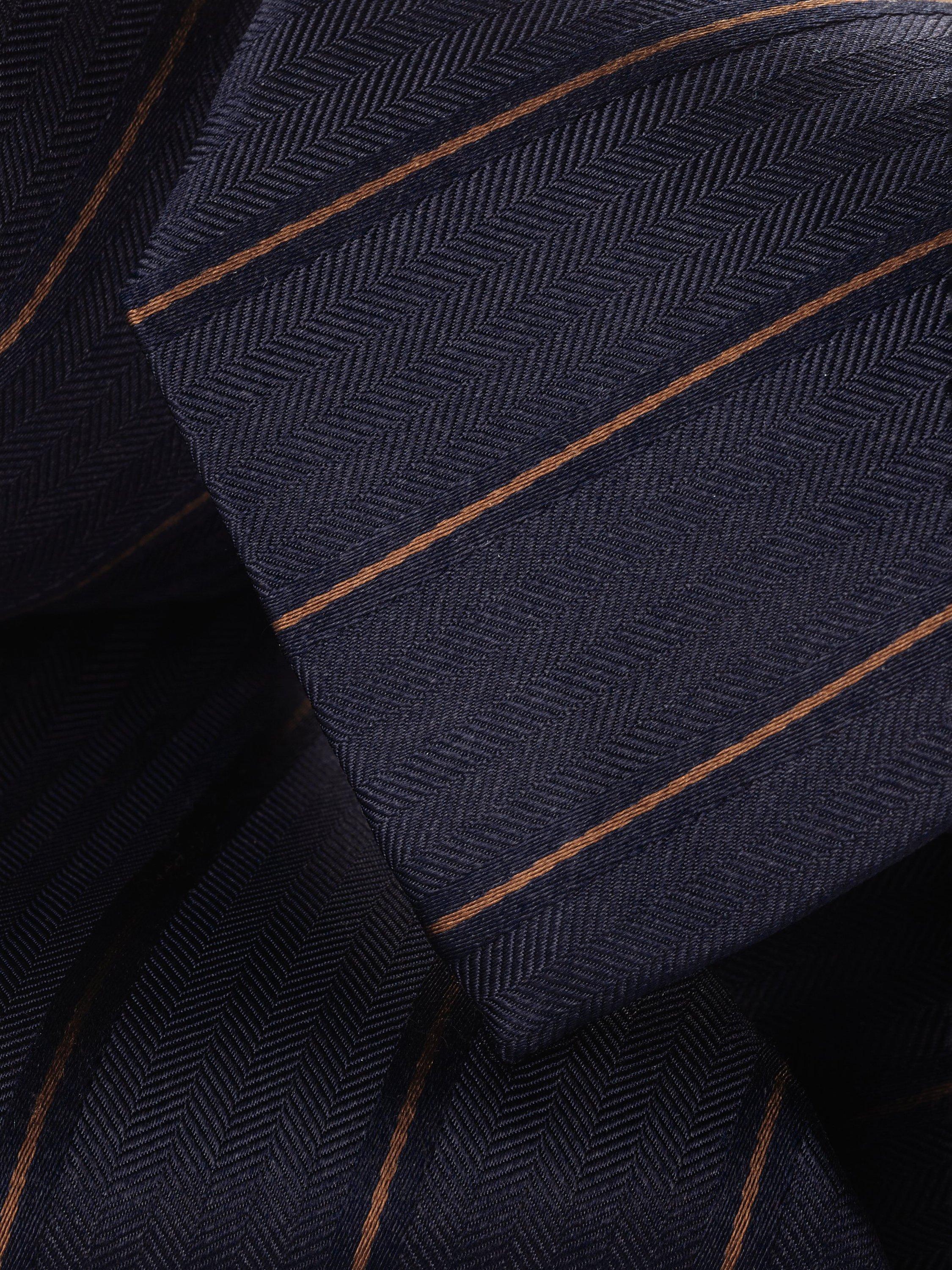 Product image 2 of 2, which shows Charles Tyrwhitt Striped Silk Tie, Royal Blue