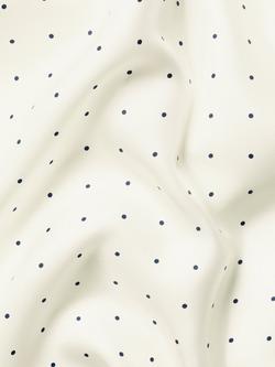 Charles Tyrwhitt Silk Spot Pocket Square, Ivory - view 2, Ivory