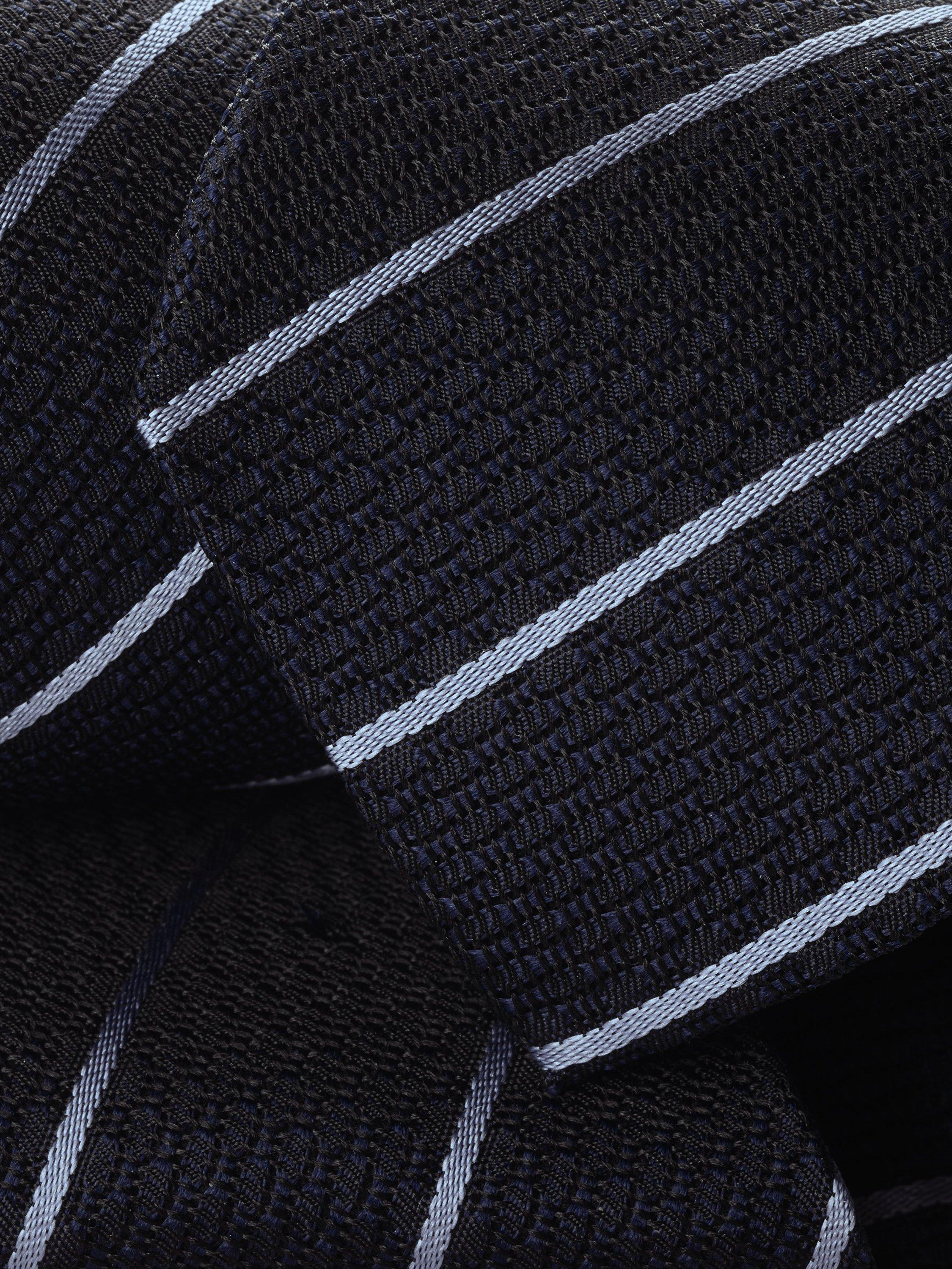 Product image 2 of 2, which shows Charles Tyrwhitt Striped Silk Tie, Navy/Green