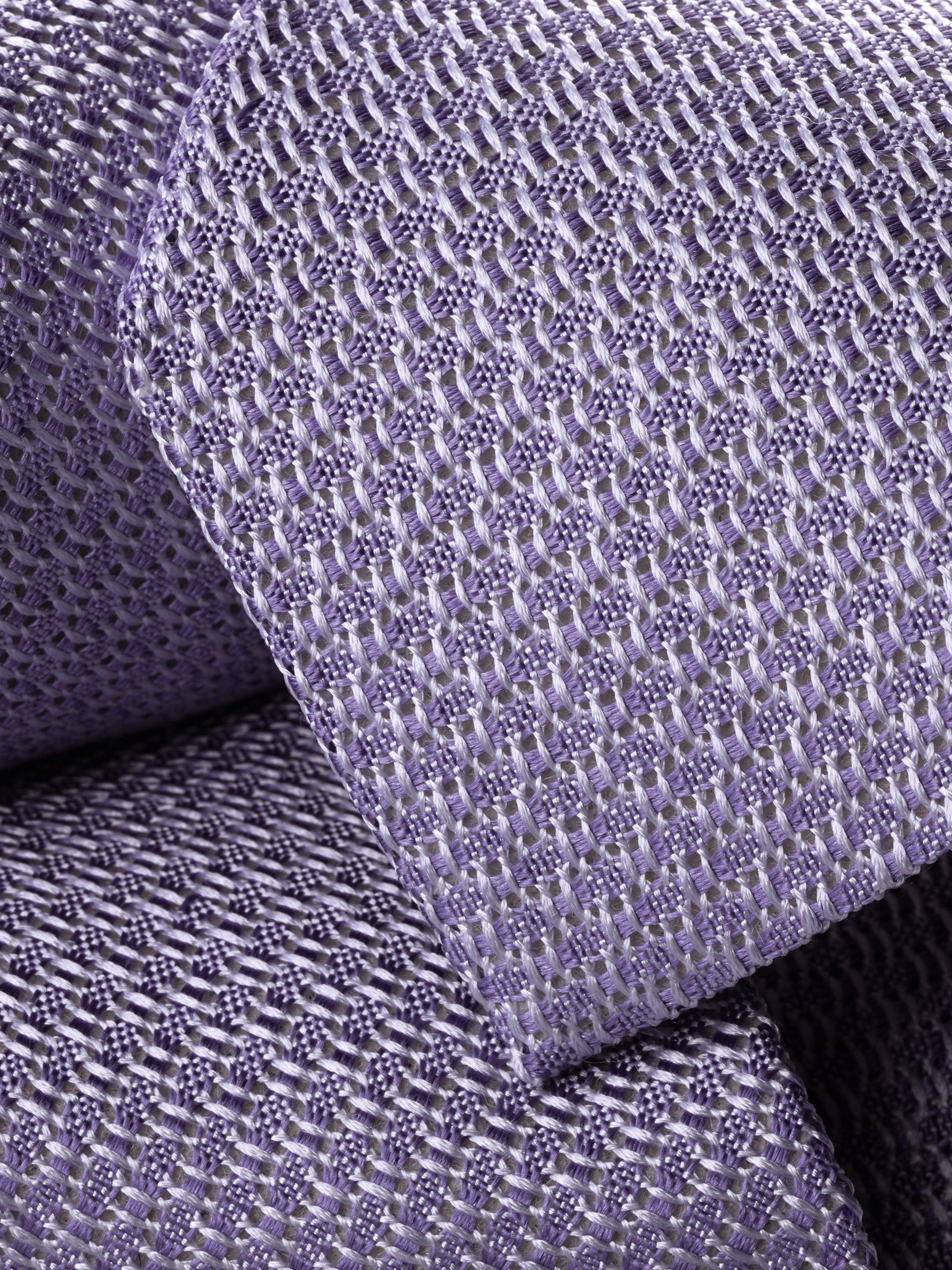Product image 2 of 2, which shows Charles Tyrwhitt Textured Silk Tie, Lilac Purple
