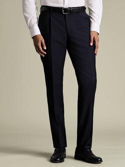 Charles Tyrwhitt Slim Fit Wool Blend Trousers, Navy