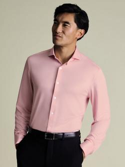 Charles Tyrwhitt Regular Fit Performance Jersey Shirt, Light Pink