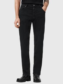 AllSaints Sid Slim Fit Mid Rise Jeans, Blue/Black