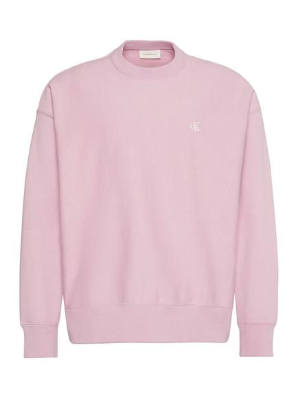 Calvin Klein Premium Terry Cotton Blend Sweatshirt, Orchid Haze, Orchid Haze