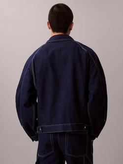 Calvin Klein Darted Workwear Denim Jacket, Shuriken Rinse - view 2, Shuriken Rinse