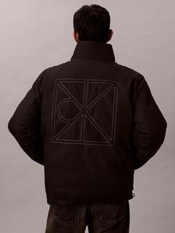 Calvin Klein Reversible Water Resistant Puffer Jacket, Bungee Cord - view 2, Bungee Cord