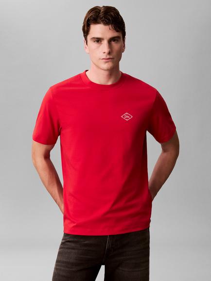 Calvin Klein Matchbox Logo Relaxed Fit T-Shirt, Adrenaline Rush, Adrenaline Rush