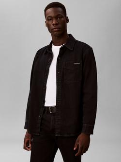 Calvin Klein Cotton Regular Fit Shirt, Blue Black Stone, Blue Black Stone