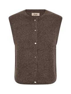 MOS MOSH Almine Wool Rich Tank Top, Falcon, Falcon