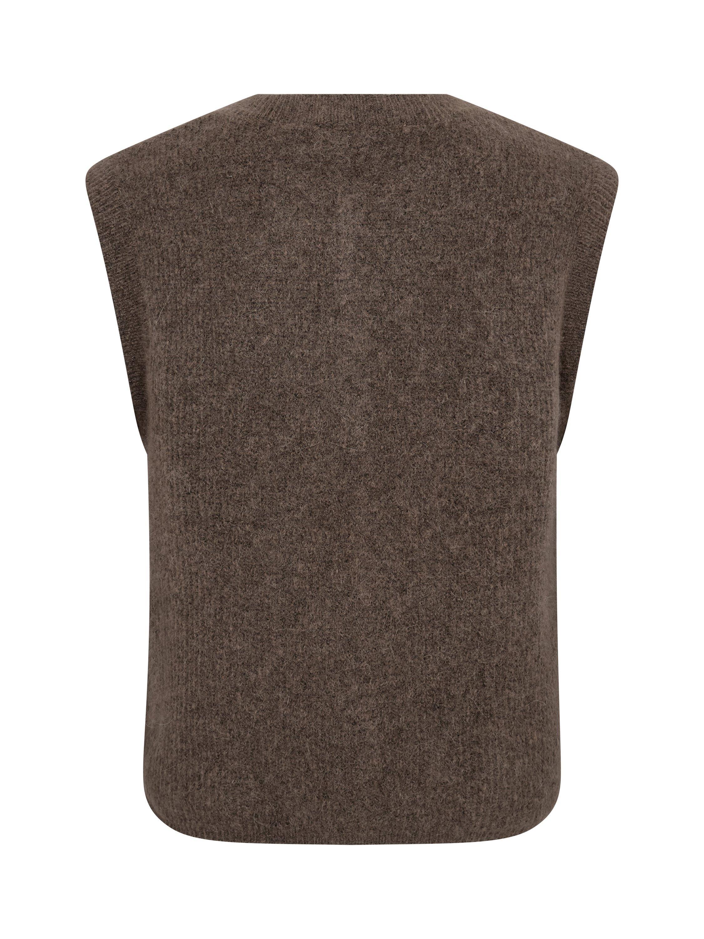 Product image 2 of 2, which shows MOS MOSH Almine Wool Rich Tank Top, Falcon, XS