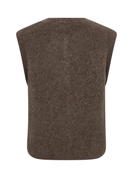MOS MOSH Almine Wool Rich Tank Top, Falcon - view 2, Falcon