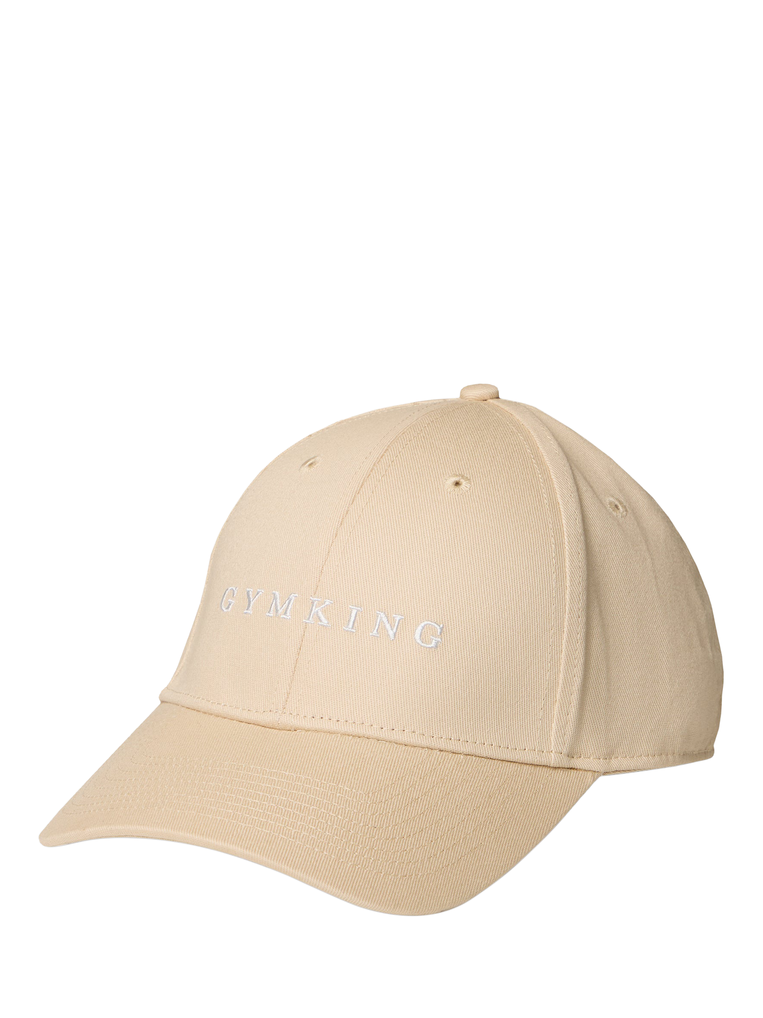 Product image 1 of 10, which shows Gym King Cotton Linear Pitcher Cap, Vanilla Cream