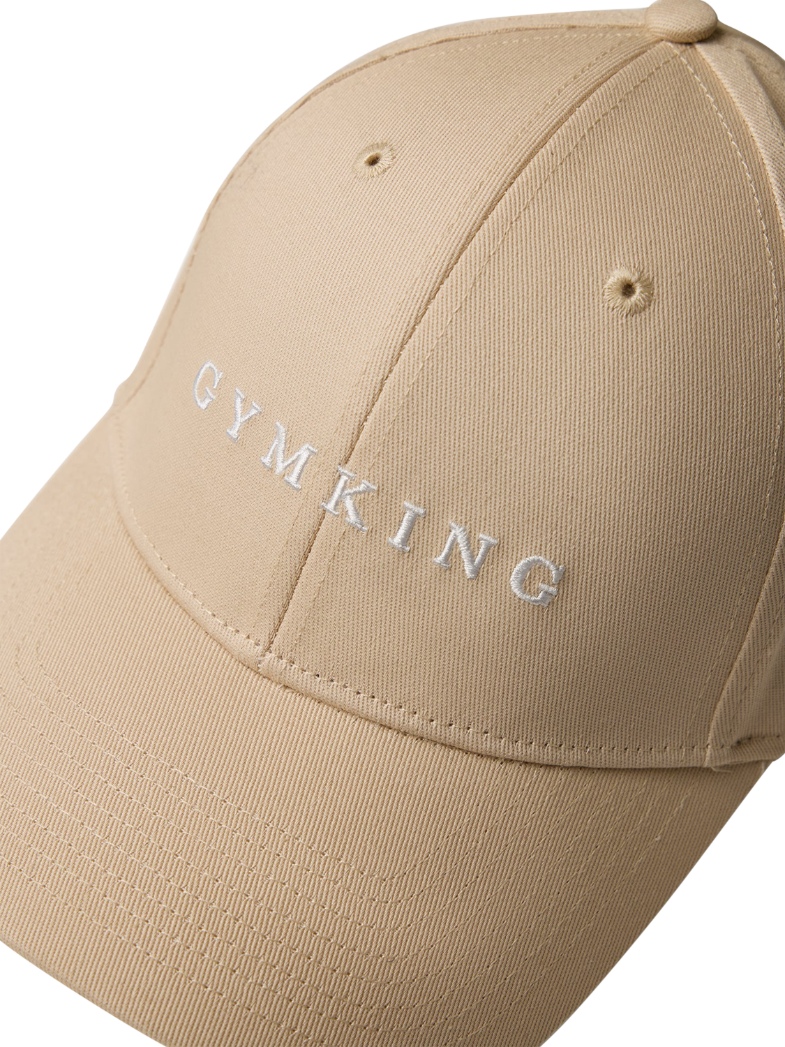Product image 3 of 10, which shows Gym King Cotton Linear Pitcher Cap, Vanilla Cream