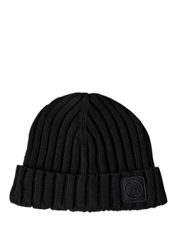 Gym King Chunky Rib Knit Beanie Hat, Black - view 2, Black