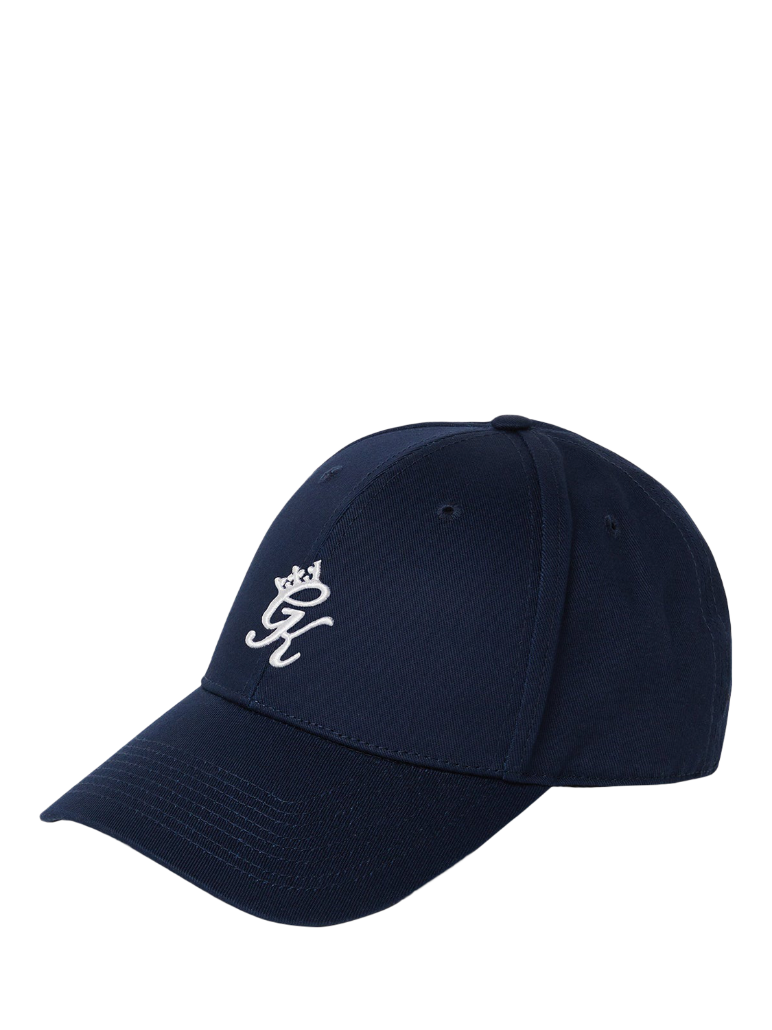 Product image 1 of 4, which shows Gym King Unisex Fundamental Cotton Cap, Navy, One Size