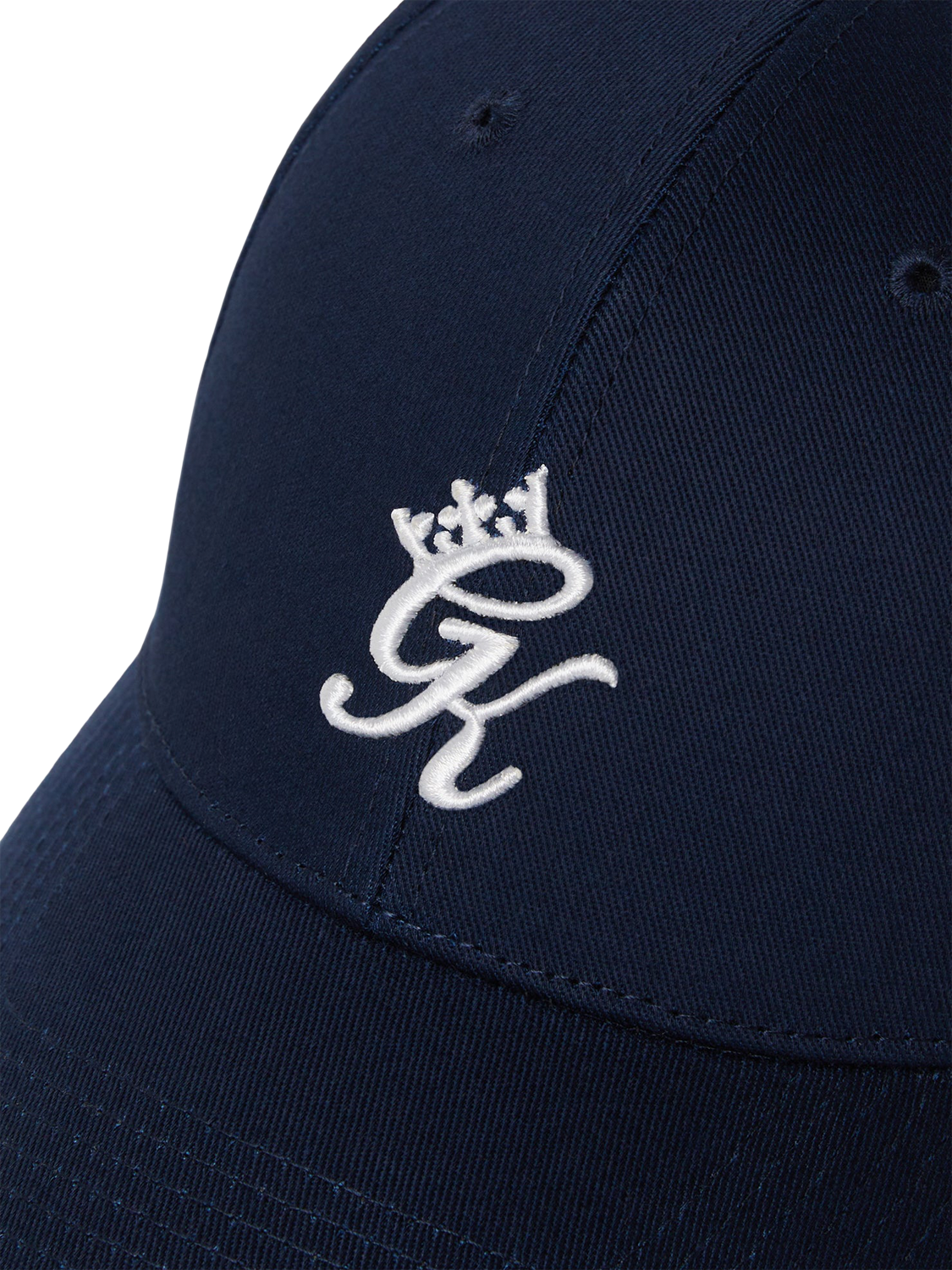 Product image 4 of 4, which shows Gym King Unisex Fundamental Cotton Cap, Navy, One Size
